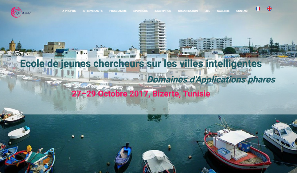 Bizerte, Tunisia - École de jeunes chercheurs sur les villes intelligentes